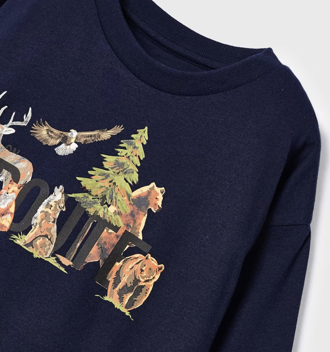 Navy Wildlife Tee
