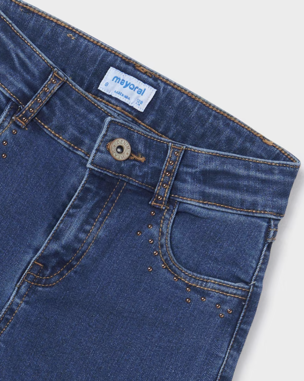 Girls Flare Jeans w/Studs