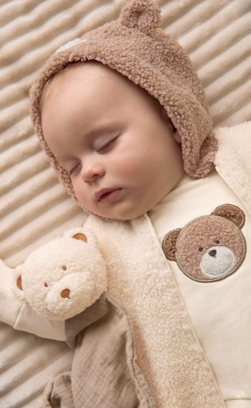3pc Teddy Bear Vest Set