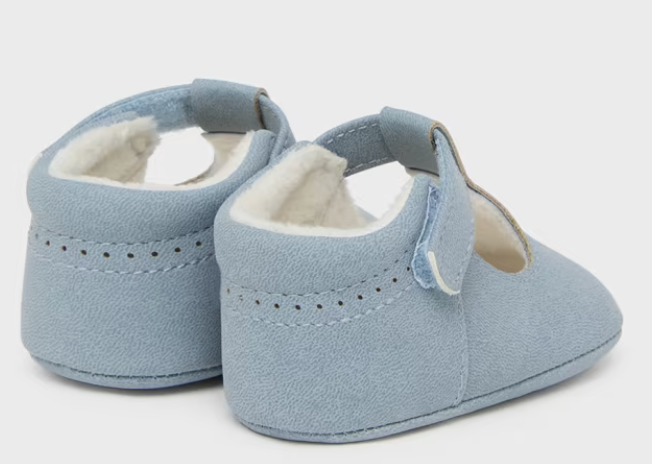 Blue Velcro Flats