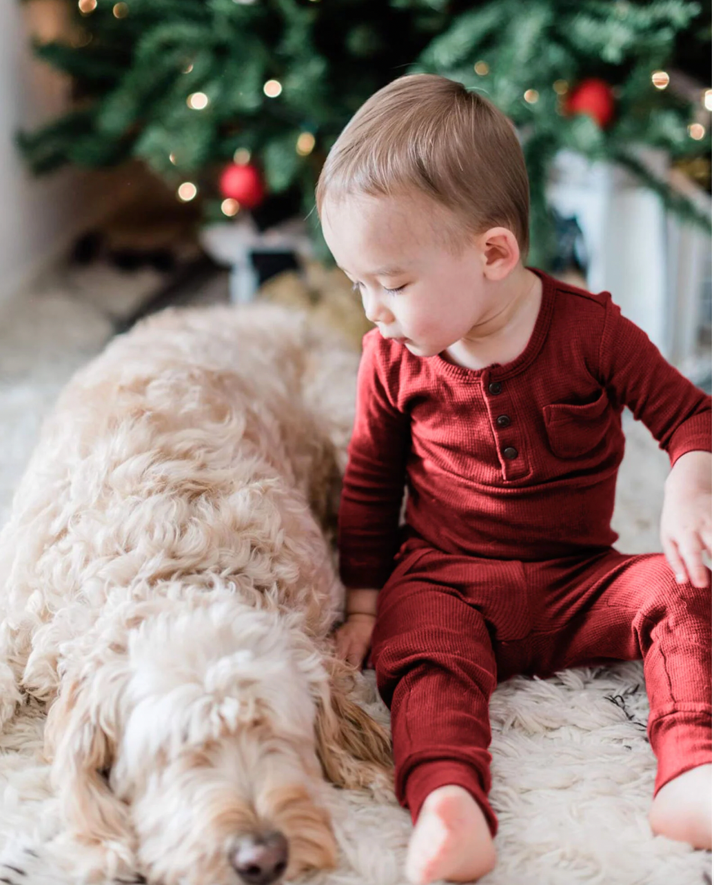 Crimson Thermal Kids Lounge Set