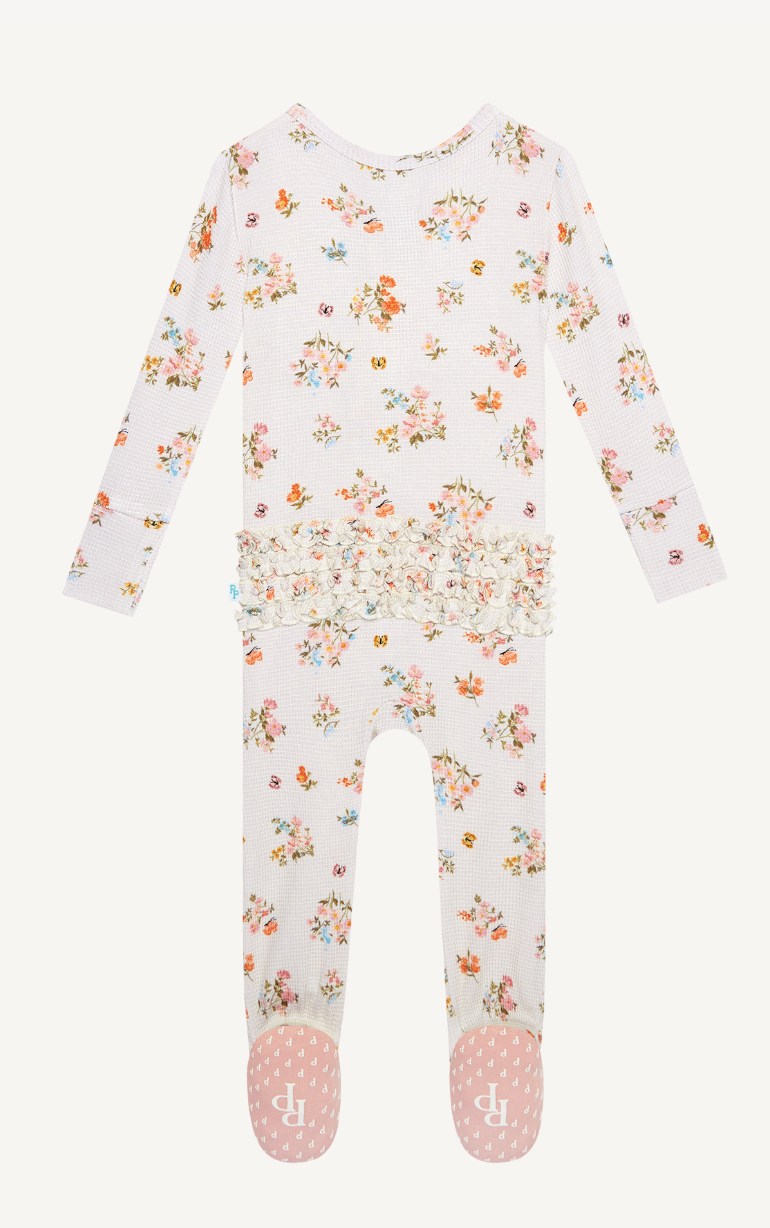 Posh Peanut Clemence Ruffle Zippered One Piece