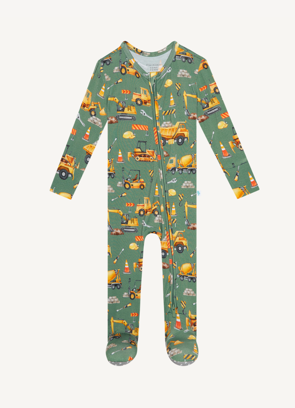 Posh Peanut Crawford Footie Zippered One Piece