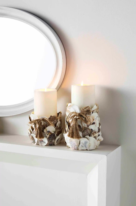 Short Oyster Candle Holder