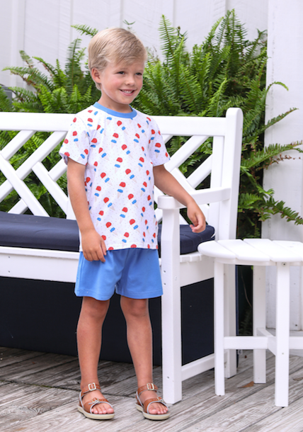 TSK Patriotic Ice Cream Short Set