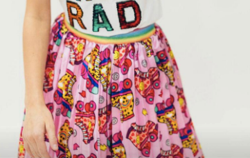 LB Roller Girl Pleated Skirt