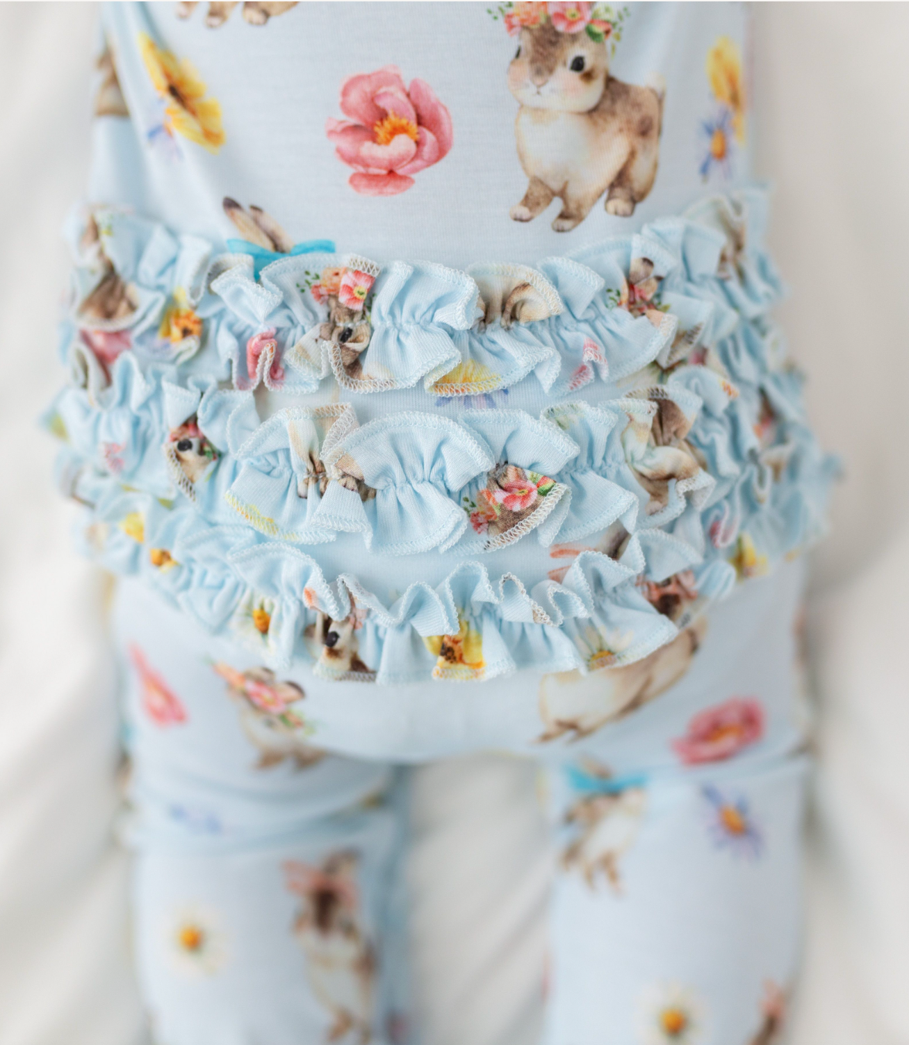 Posh Peanut Tinsley Jane Footie Ruffled Zippered One Piecef