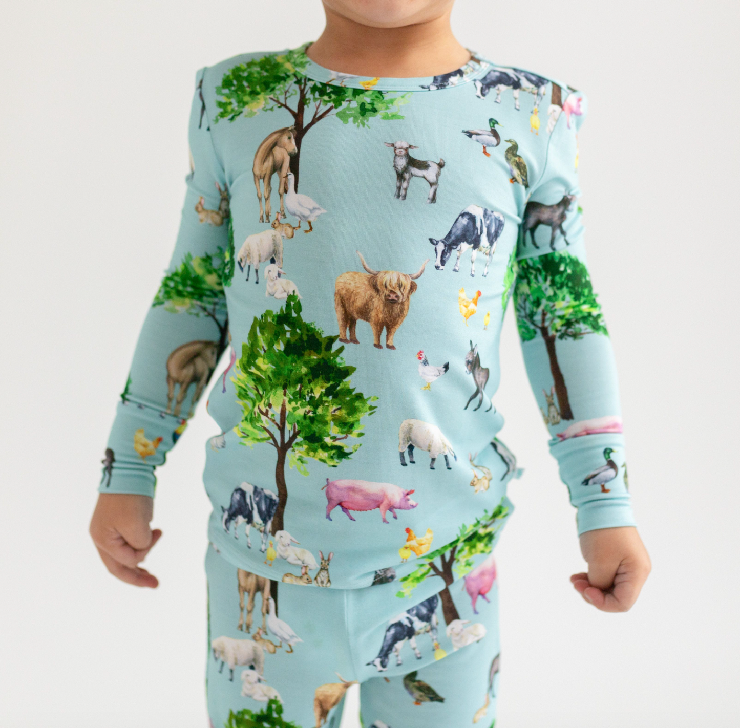 Posh Peanut Brayden Long Sleeve Basic Pajama