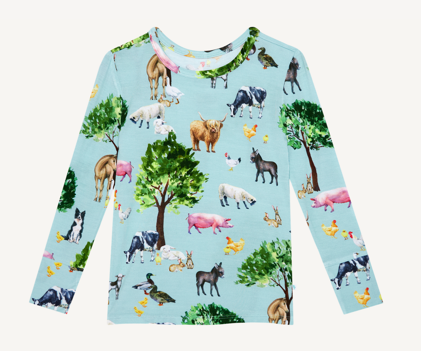 Posh Peanut Brayden Long Sleeve Basic Pajama