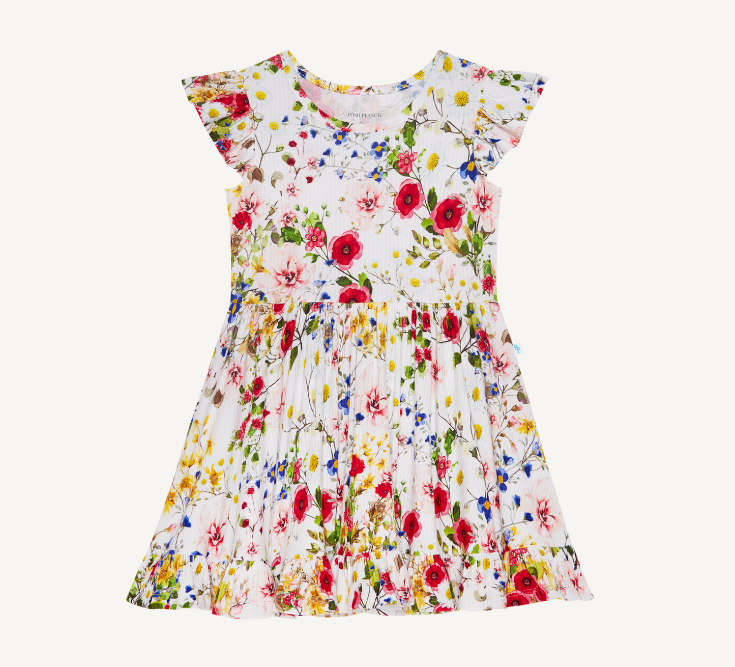 Posh Peanut Barbara Ruffled Twirl Dress