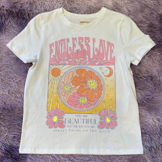 Endless Love You Are Beautiful Gold Foil Tee