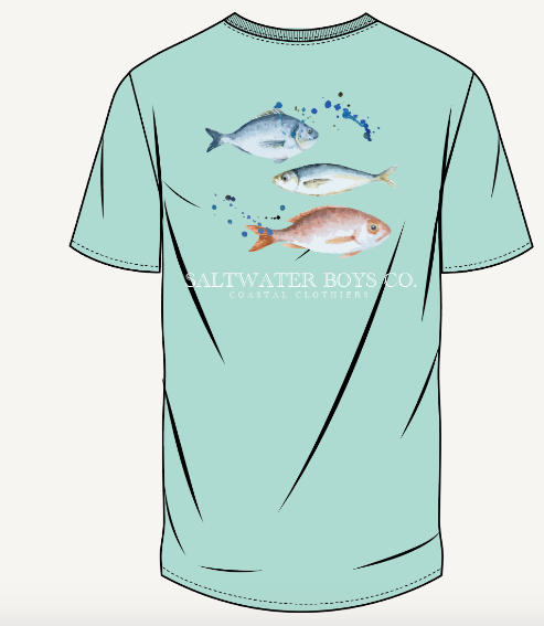 SWB Fish Trio Pocket Tee