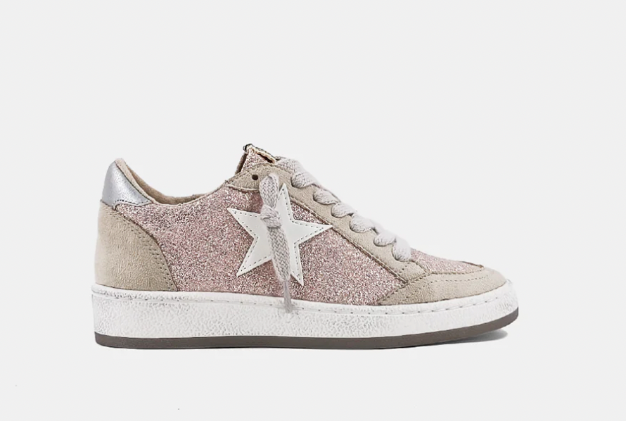 ShuShop Paz Champagne Glitter Low Top