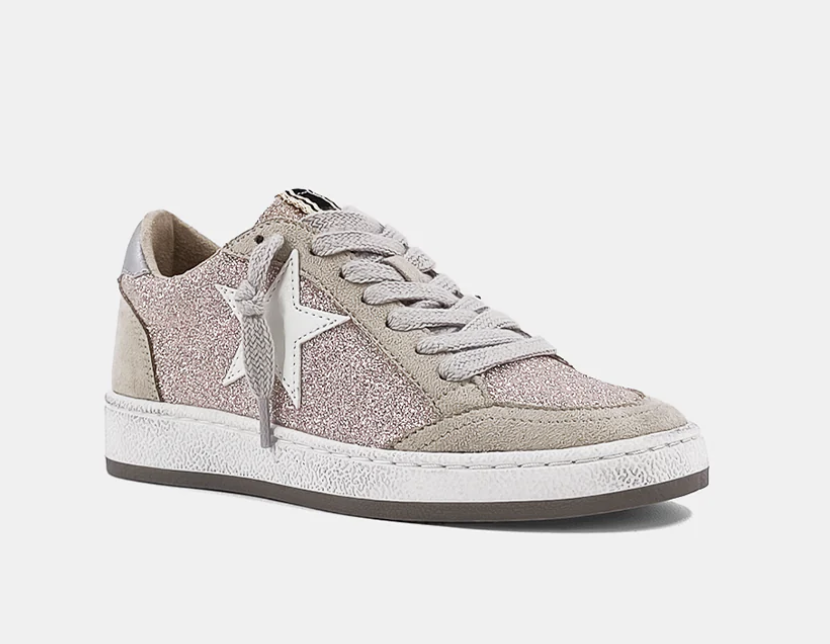 ShuShop Paz Champagne Glitter Low Top
