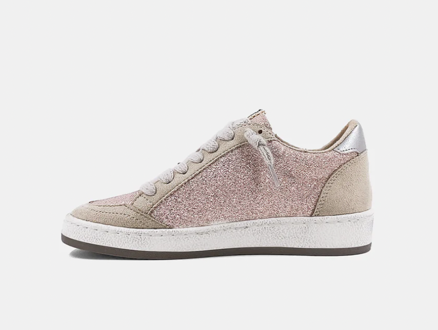 ShuShop Paz Champagne Glitter Low Top