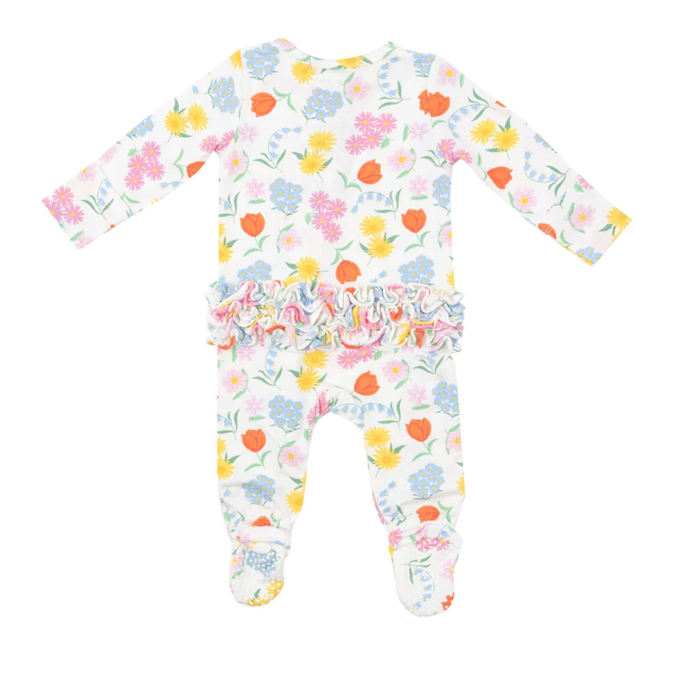 Freshly Picked Floral 2 Way Ruffle Footie