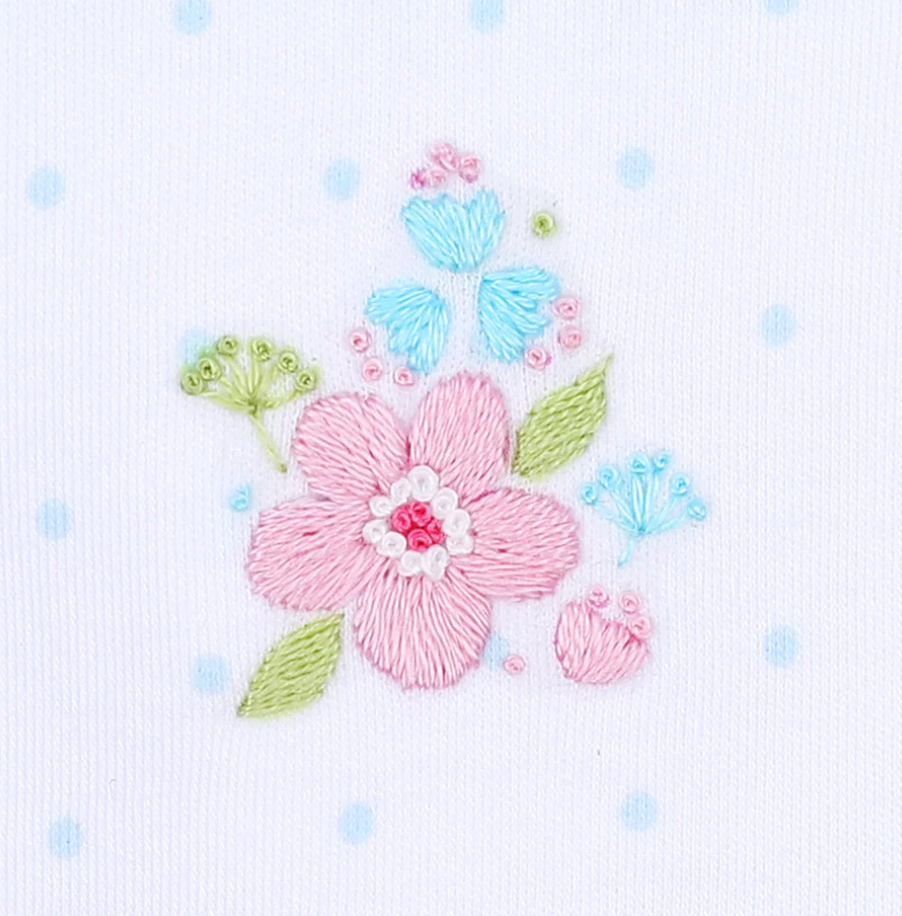 MB Natalie's Classics Emb Ruffle Gathered Gown