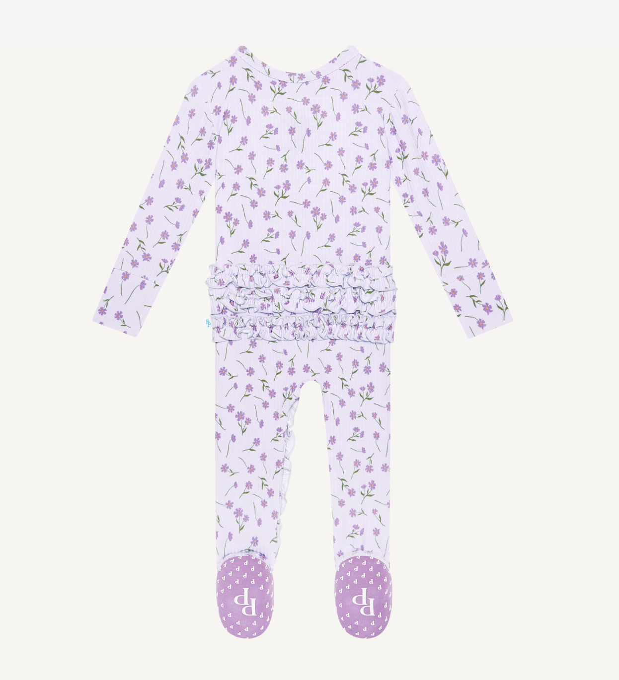 Posh Peanut Jeanette Footie Ruffled Zipper One Piece