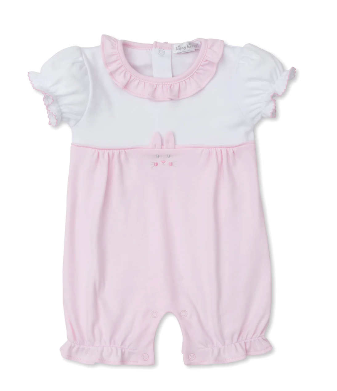 Cottontail Hollows Pink Short Playsuit