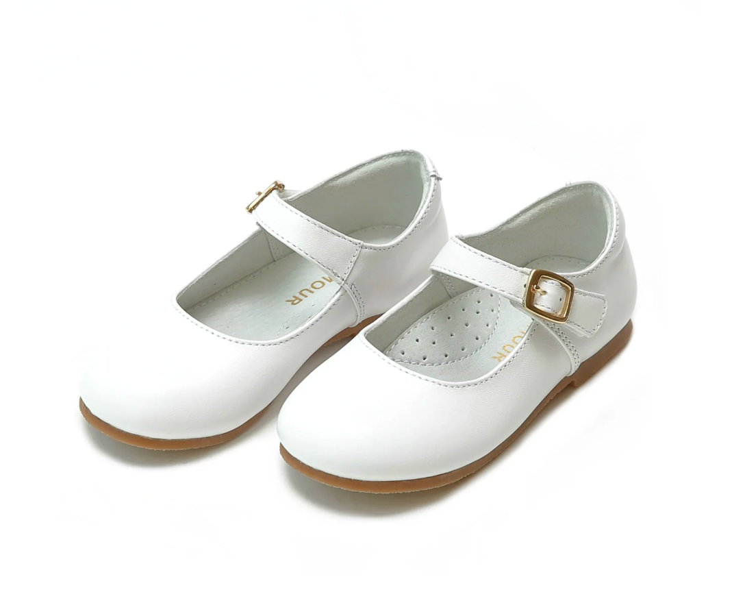 Rebecca Special Occasion Flat Pearlized White