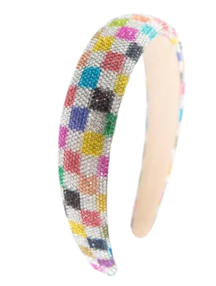 Crystal Checkered Headband