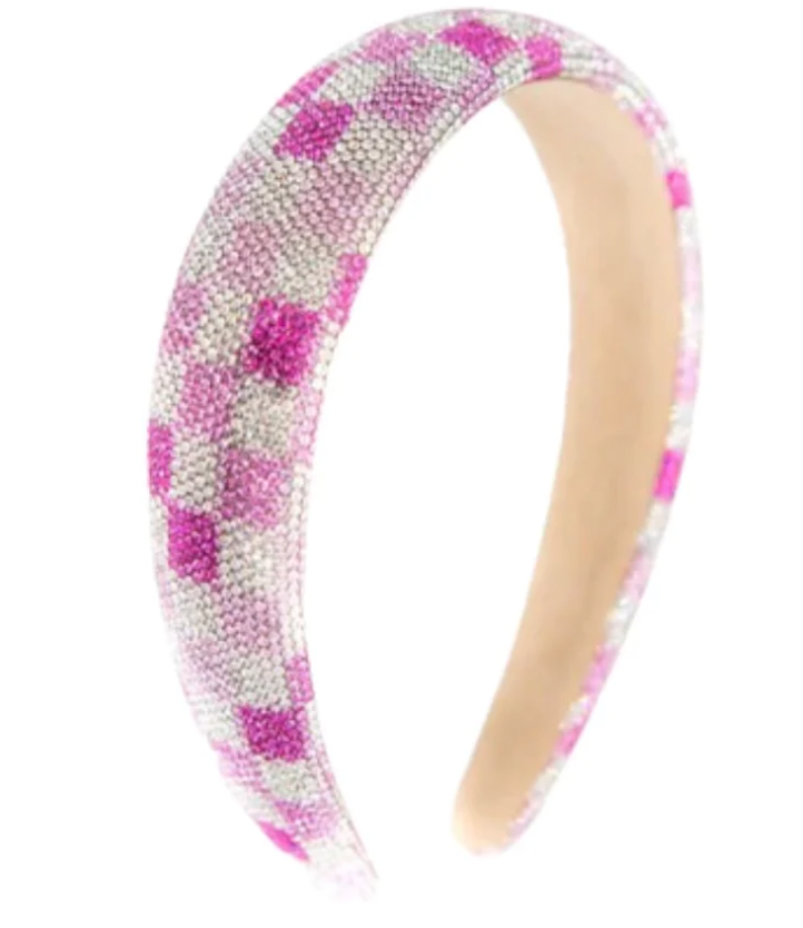 Crystal Checkered Headband