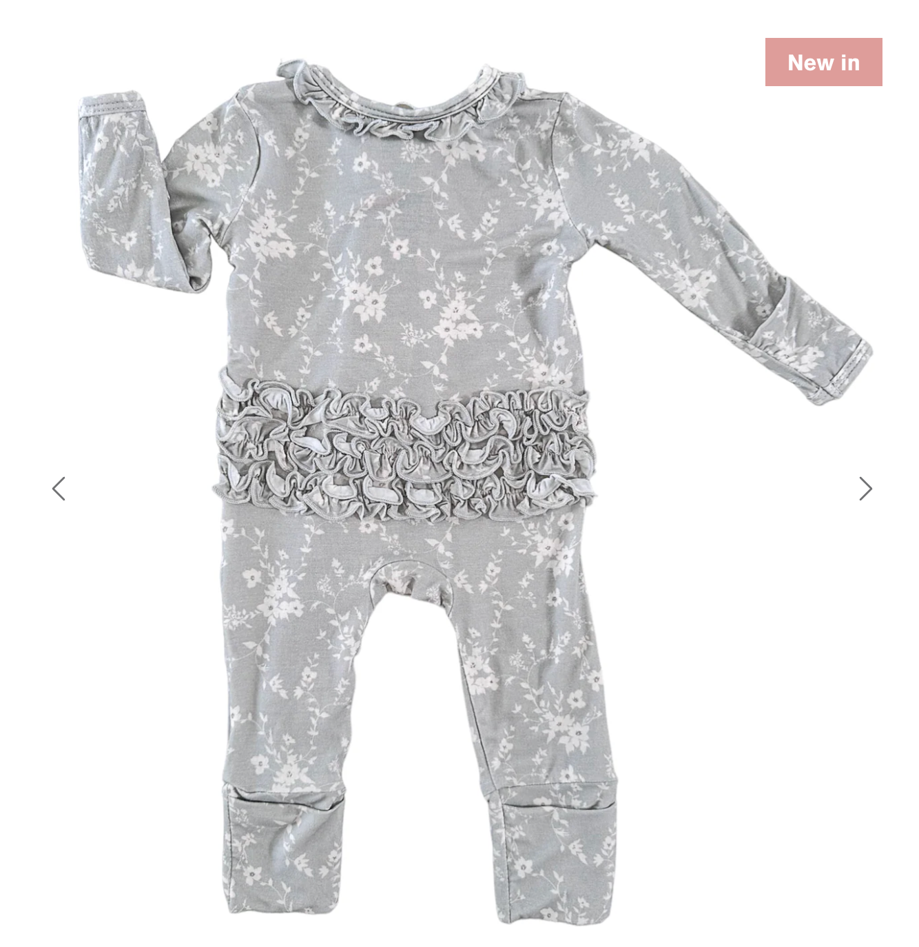 RR Harlow Ruffle Zip Footie