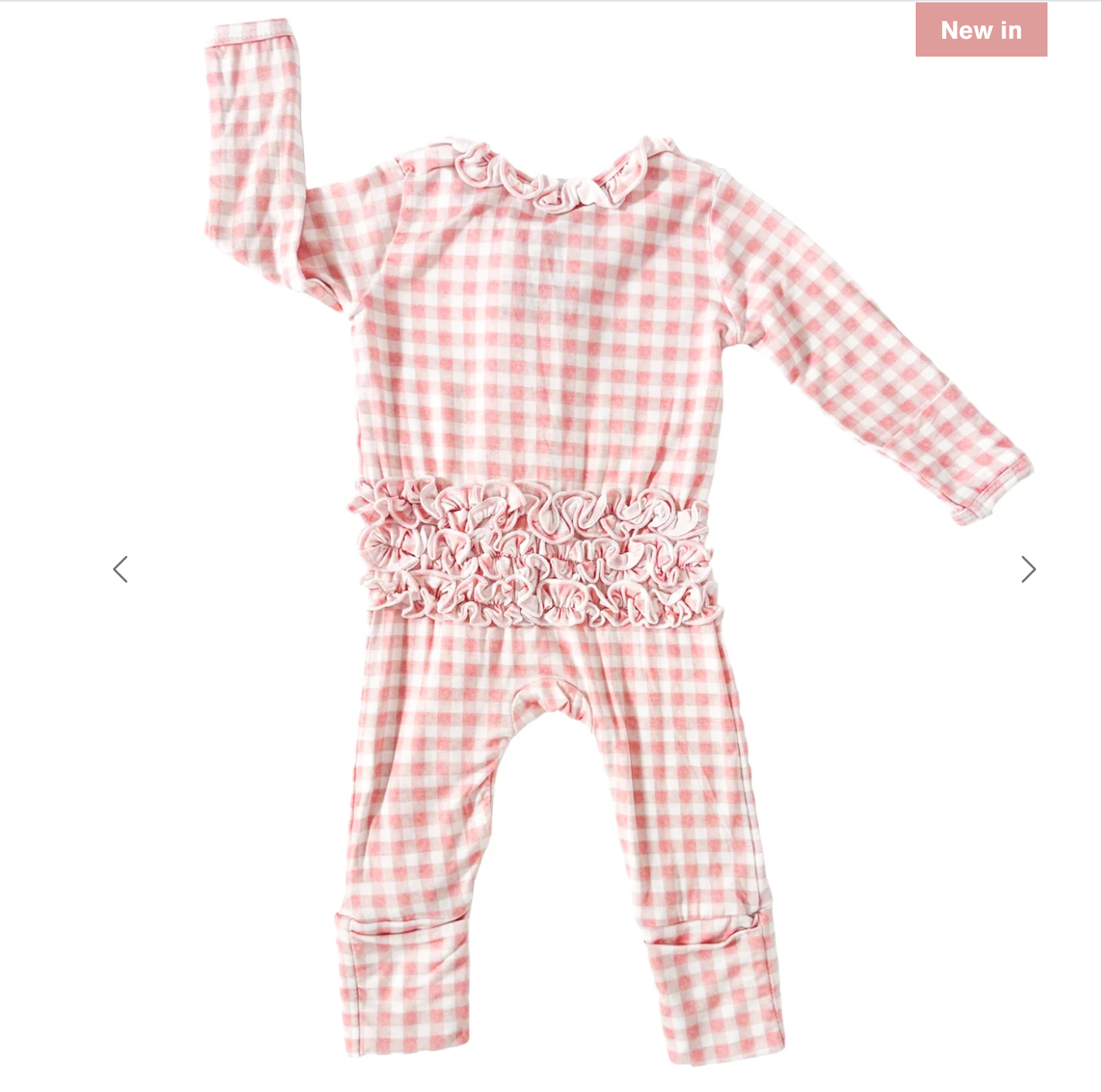 RR Olivia Ruffle Zip Footie