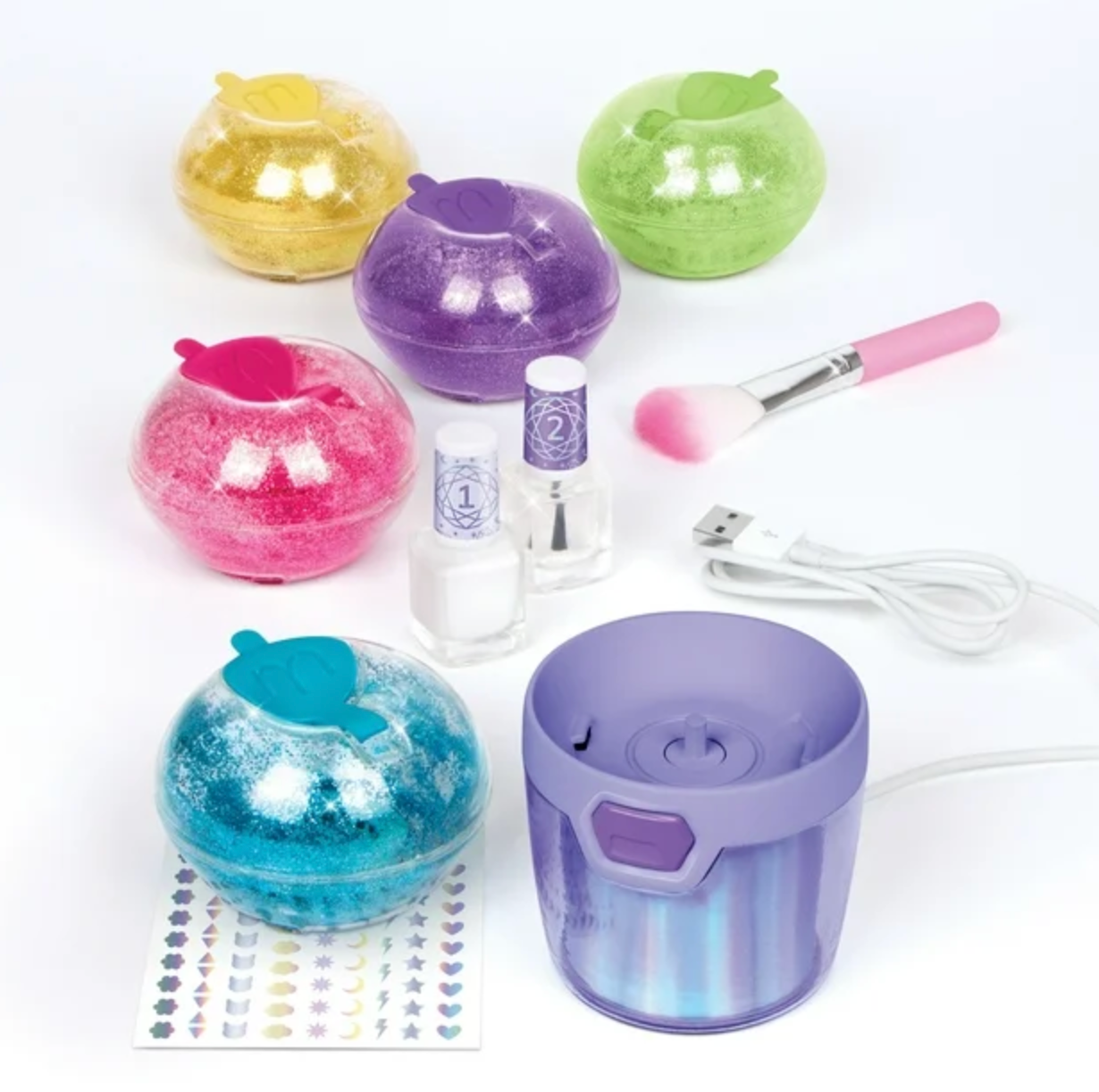 Make It Real Party Nails: Glitter Nail Studio