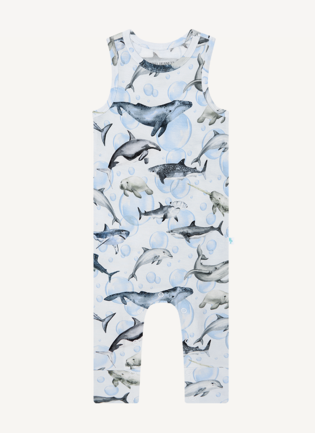 PP Sharkly Basic Racerback Romper