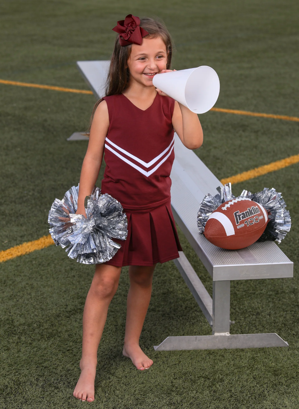 TSK Maroon Cheer Uniform