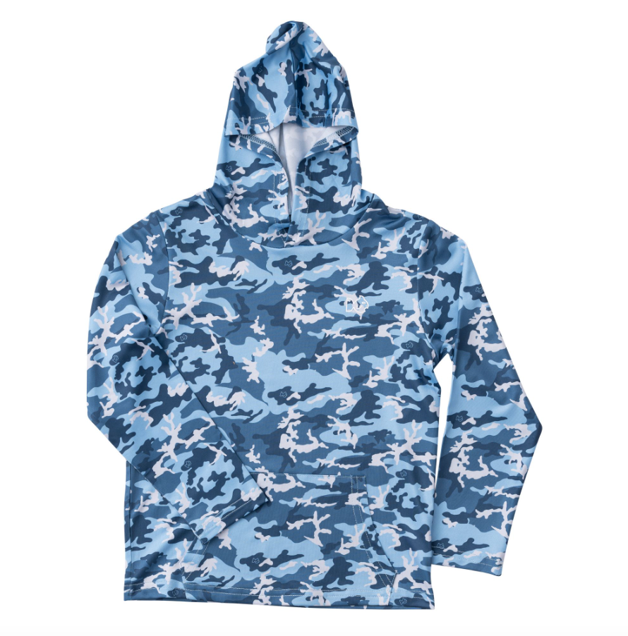Prodoh Blue Camo Pro Performance Hooded T-Shirt