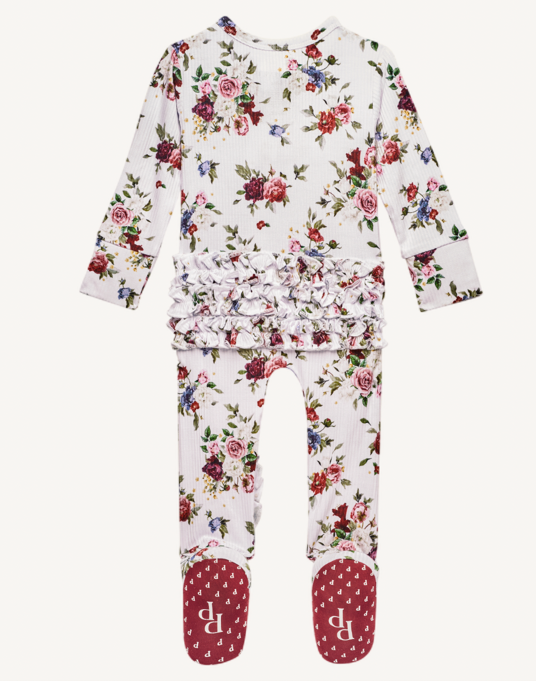 Posh Peanut Philippa Footie Ruffled Zippered One Piece