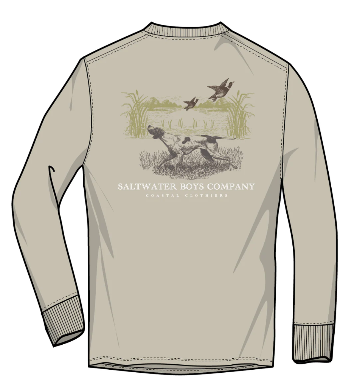 SWB Hunting Dog LS Graphic Tee