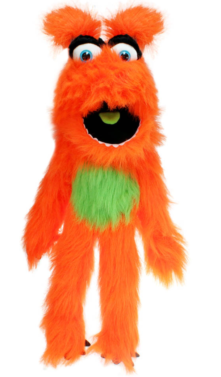 Orange Monster Puppet
