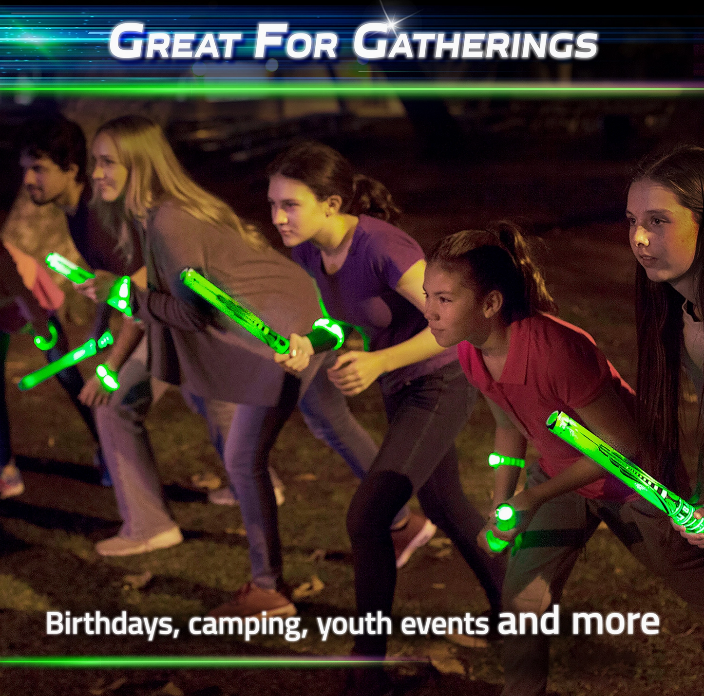 Glow Battle Family Pack: A Glow in the Dark Game