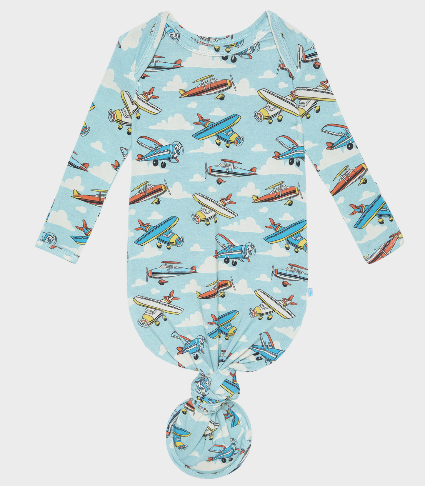 Posh Peanut Posh Planes Basic Knotted Gown