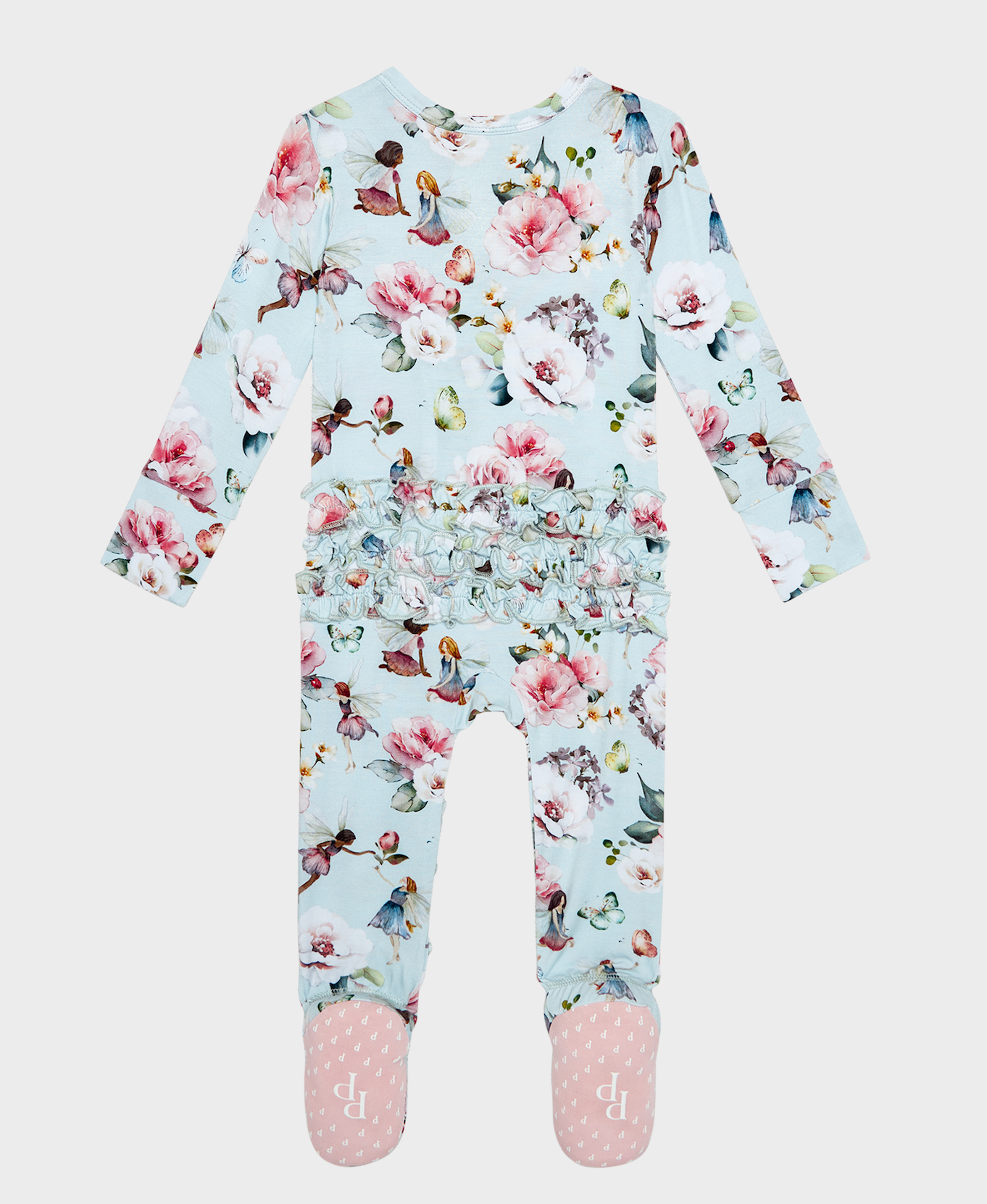 Posh Peanut Melinda Footie Ruffled Zippered One Piece