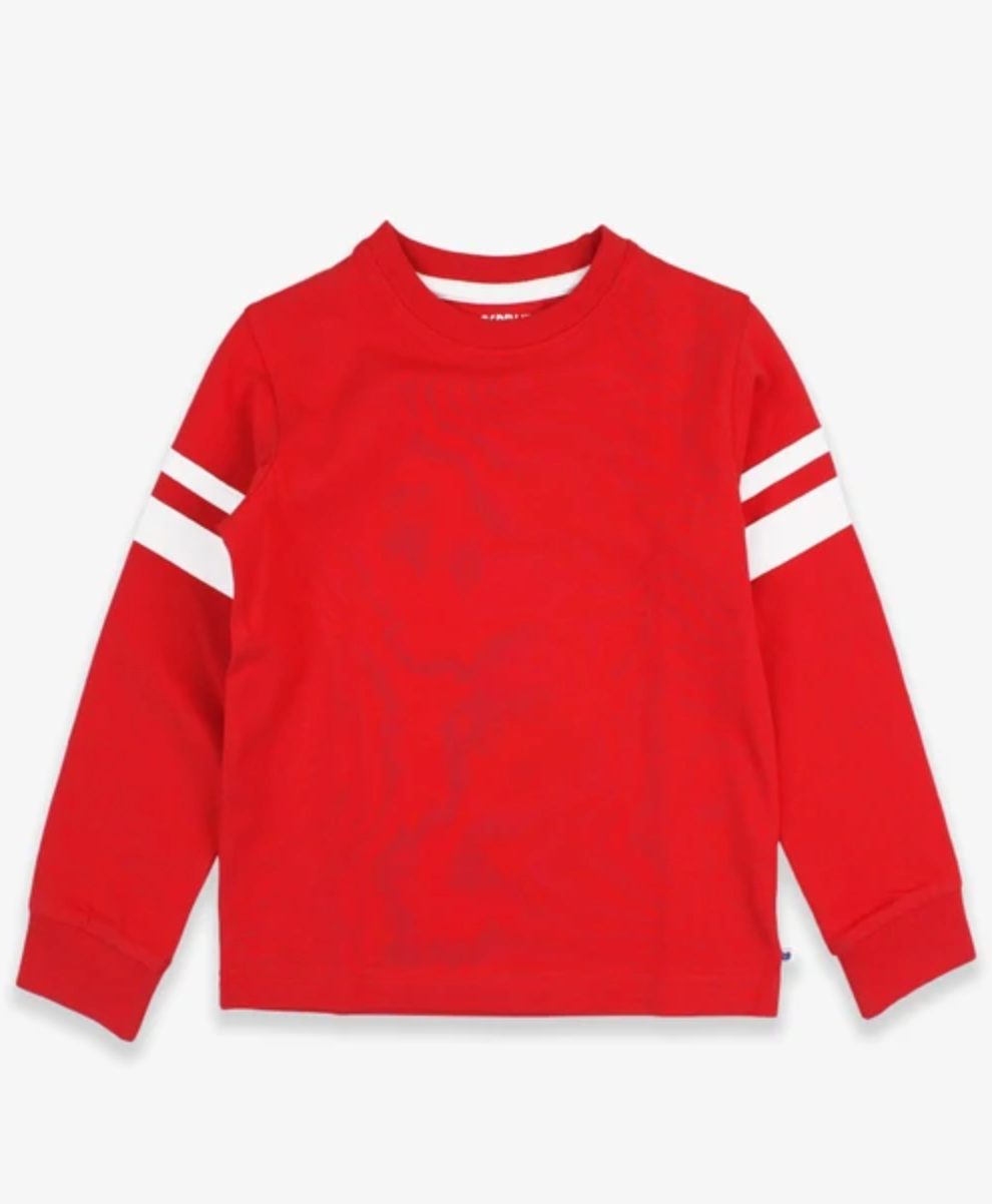 RB Red Racing Stripe Long Sleeve Shirt