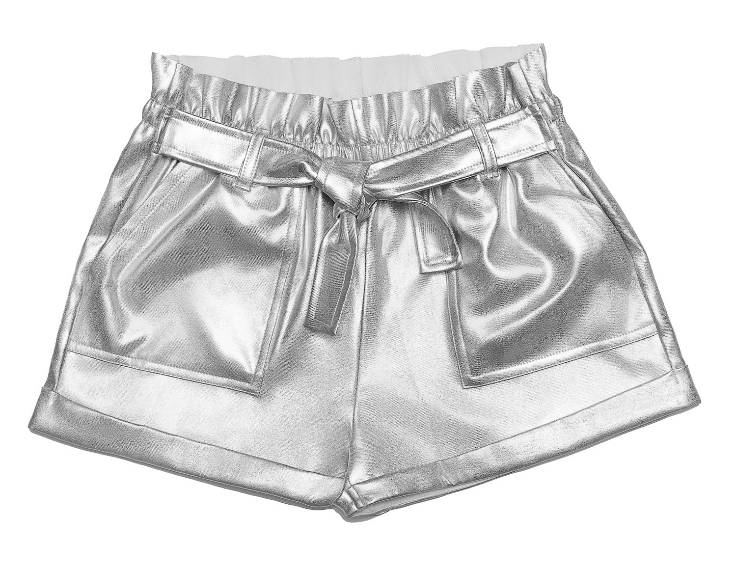 Silver Cargo Short