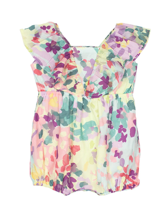 Multi Watercolor Romper
