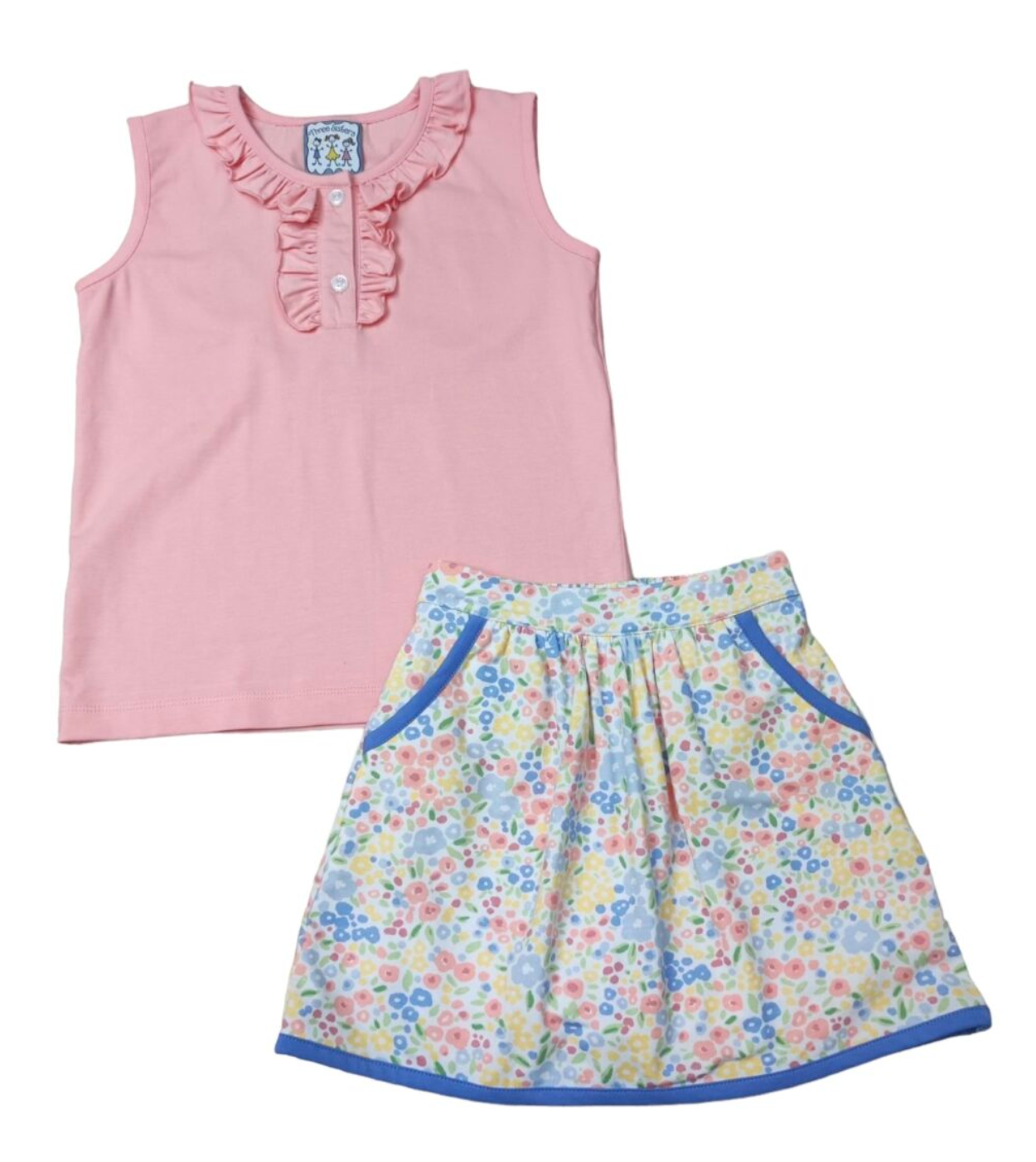 TS Fancy Me Floral Skort Set