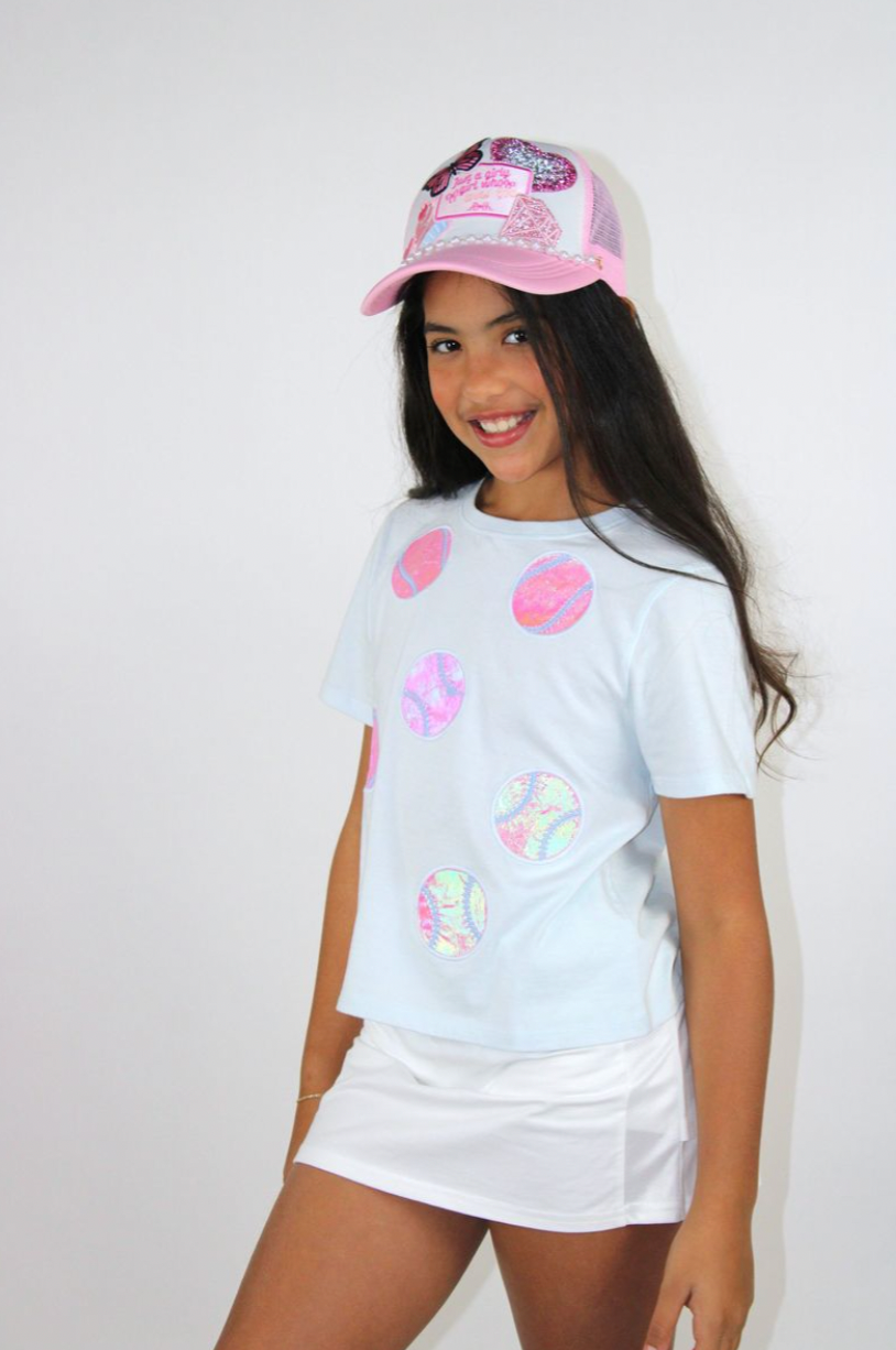 Country Air Baseball Applique Shirt