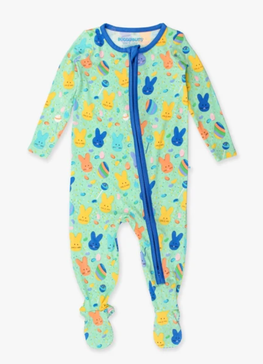 Green Sugar Rush One Piece Footie Pajamas