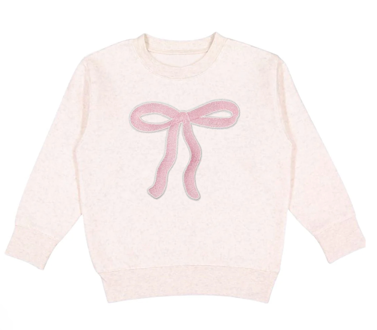 Coquette Bow Patch Sweatshirt