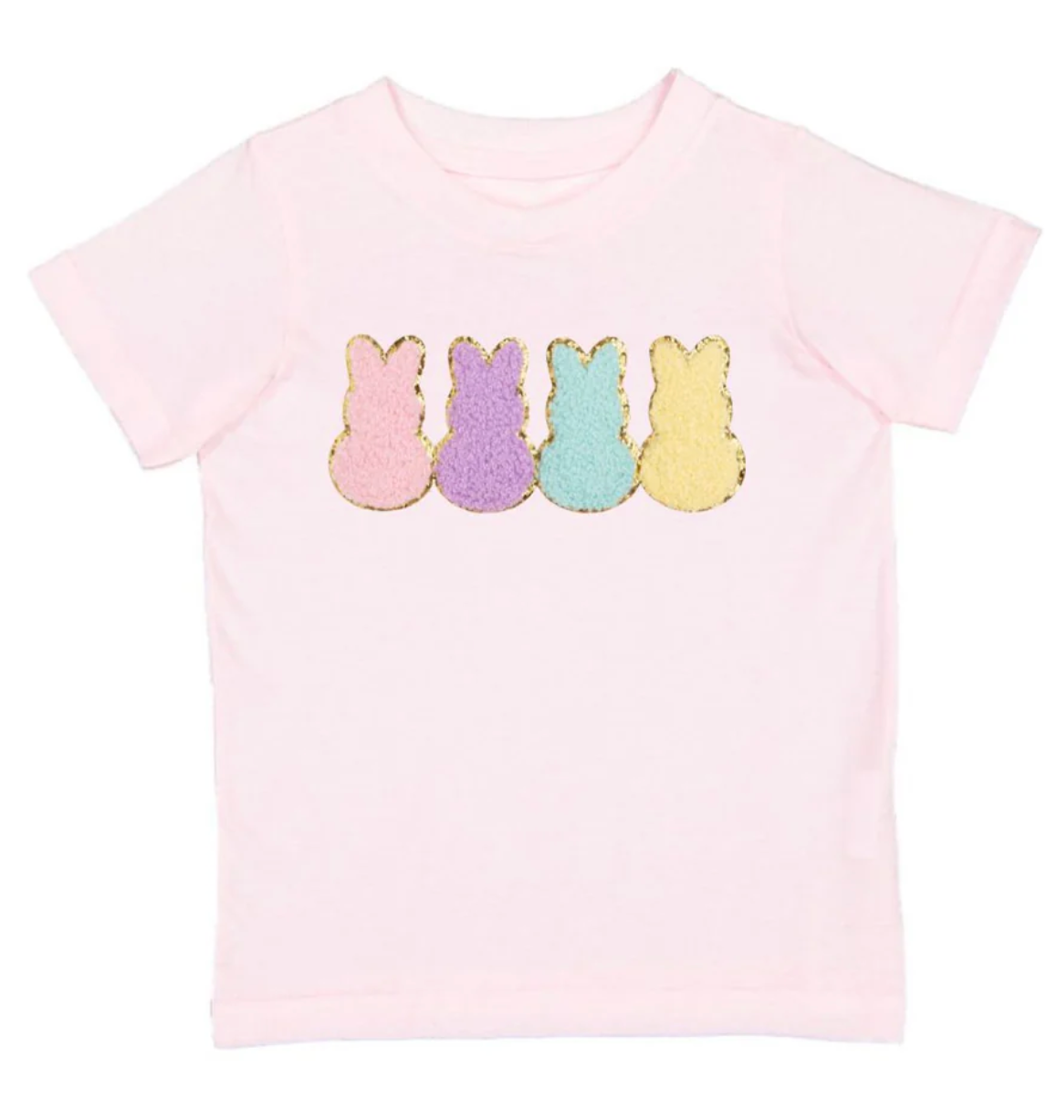 Easter Peeps Patch Short Sleeve T-Shirt