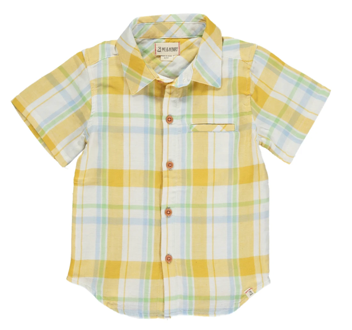 Newport Gold/Cream Woven Shirt