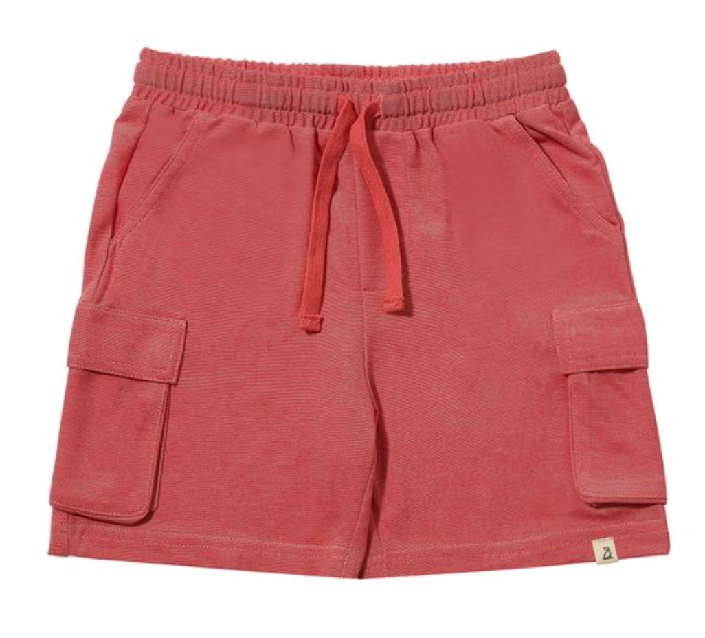 Brian Red Pique Cargo Short