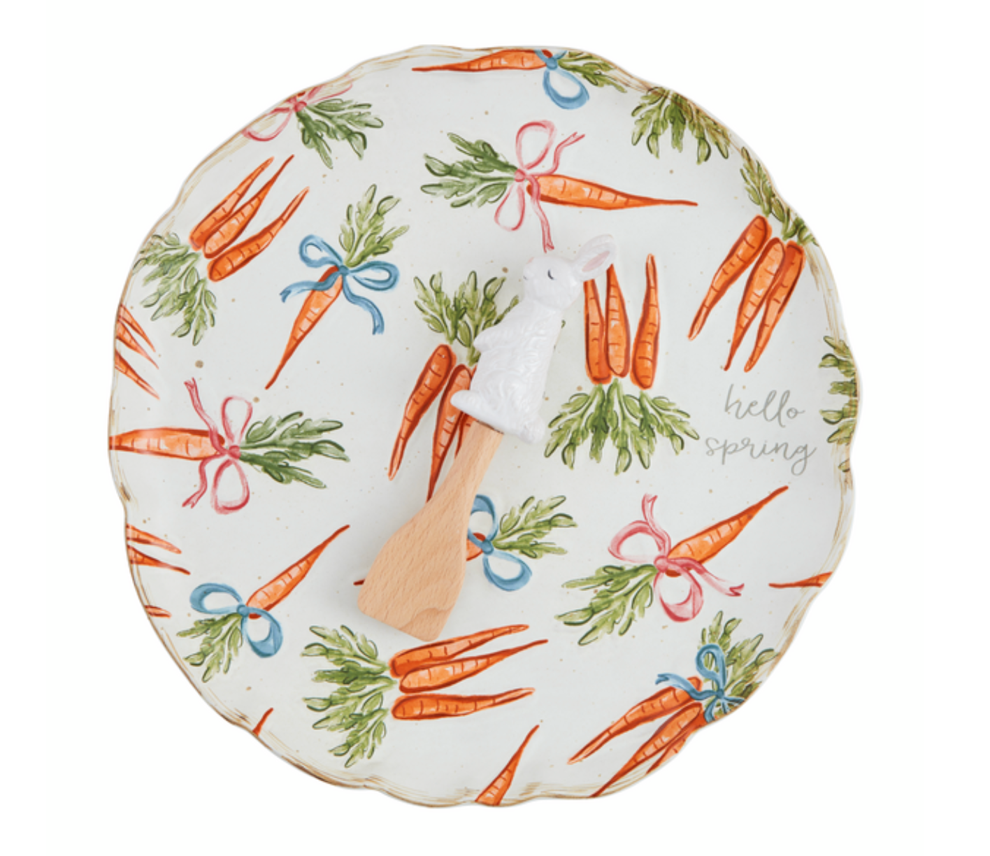 Mudpie Round Carrot Platter Set