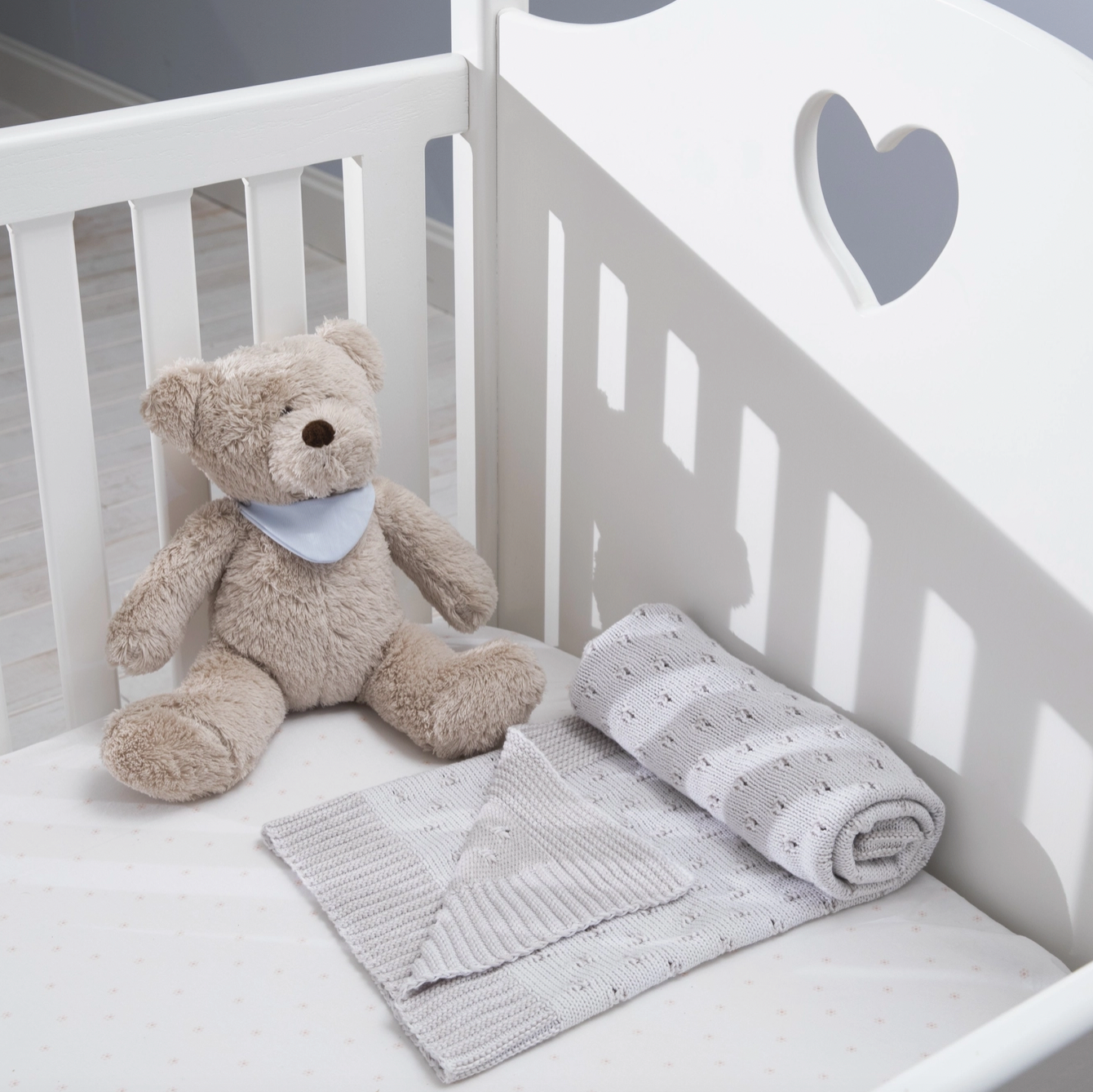 Grey Bamboo Baby Blanket